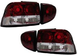 Tail lights red/clear glass Ford Escort