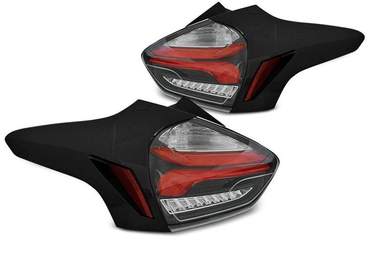 Klarglas LED Baklampor Ford Focus 