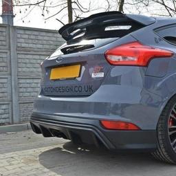Blanksvart diffusor Ford Focus ST