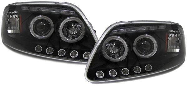 Angel Eyes Svart Ford F150