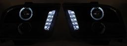 Ford Mustang Headlights Projector  Black