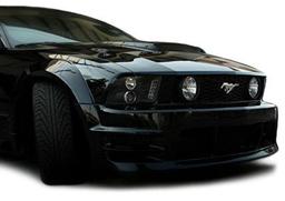 Ford Mustang Ajovalot Projektor Musta