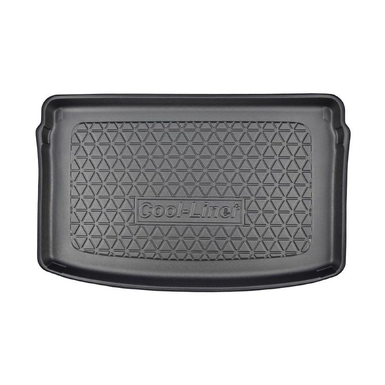 Tavaratilan matto  Volkswagen Polo VI (AW) över del