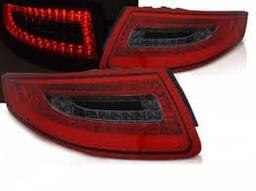 LED Baklampor Röd/svart Porsche 997