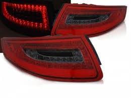 LED Baklampor Röd/svart Porsche 997