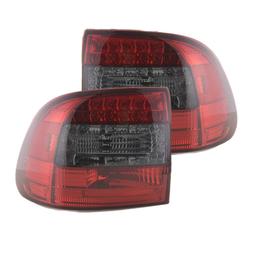 Led Takalamput Punainen/musta Porsche Cayenne