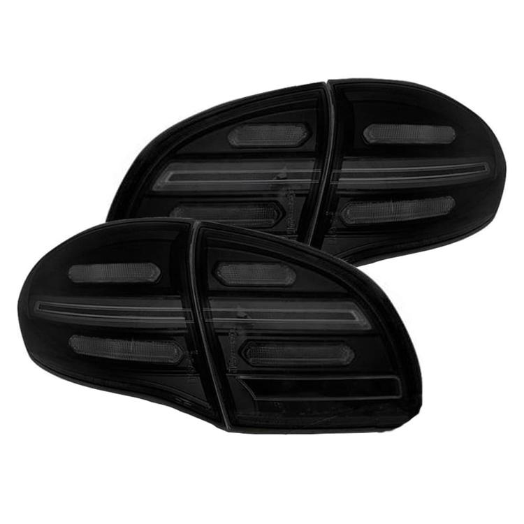 LED Baglygter Rød/sort Porsche Cayenne 