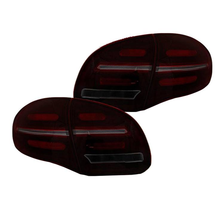 LED Baglygter Rød/sort Porsche Cayenne 
