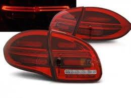 LED Baglygter Rød/sort Porsche Cayenne 