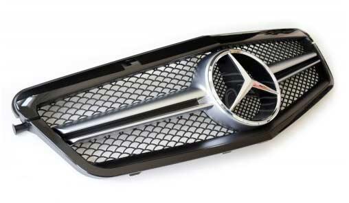 Blanksvart grill Mercedes W212 