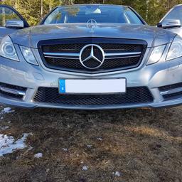 Blanksvart grill Mercedes W212 
