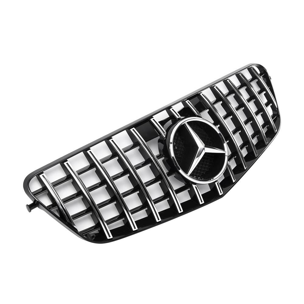 Sort/krom Stylinggrill Panamericana-look Mercedes E-klasse W212/S212