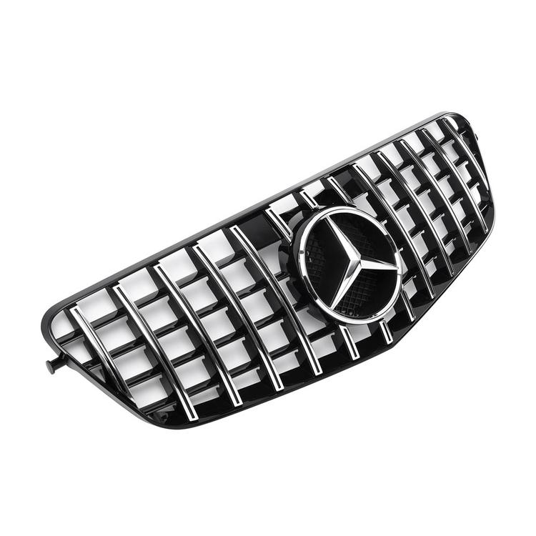 Svart/krom Stylinggrill Panamericana-look Mercedes E-klass W212/S212