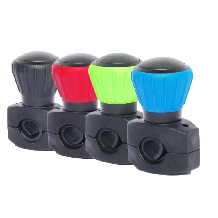 Steering wheel knob in different colours