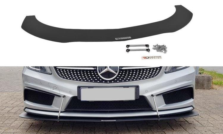 Blanksvart Cupspoiler Mercedes A-klass W176 AMG-line