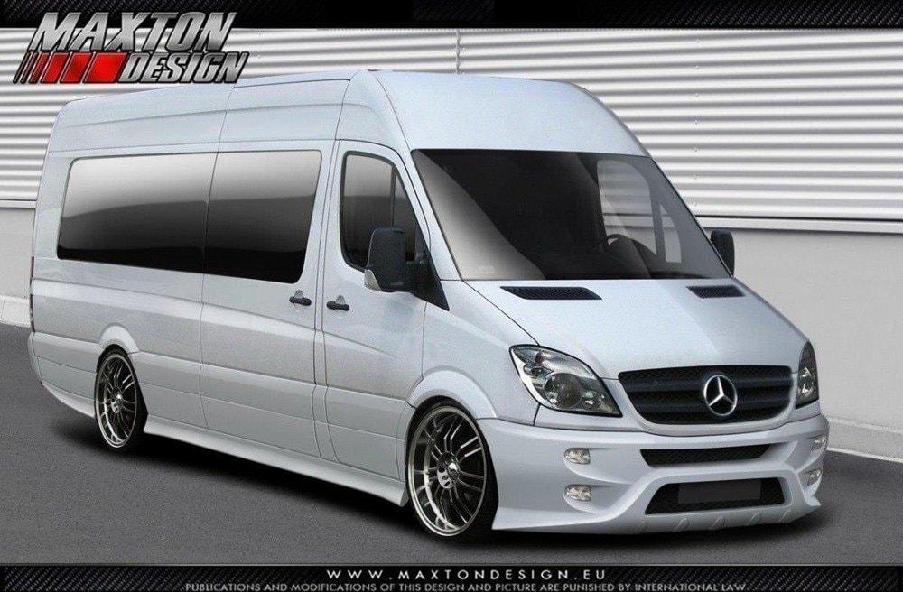 Støtfanger foran Mercedes Sprinter MK2