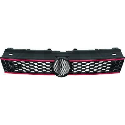 Svart/Röd grill