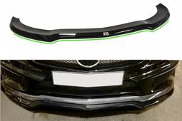 Blanksvart Cupspoiler Mercedes C117 45 AMG