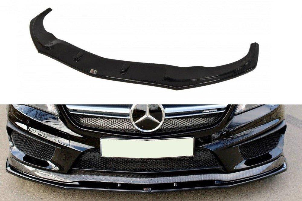 Blanksvart Cupspoiler Mercedes C117 45 AMG