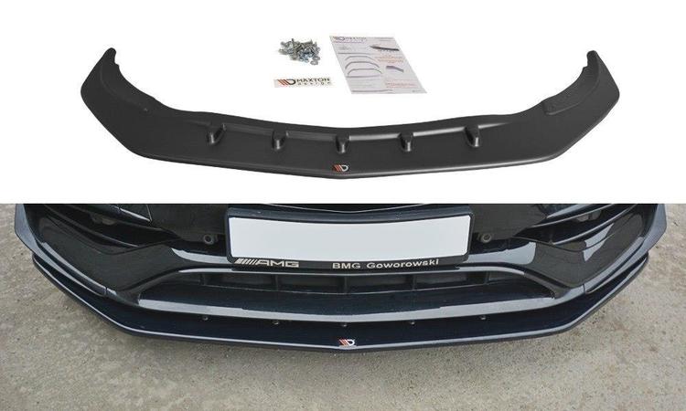 Blanksvart Cupspoiler Mercedes C117 45 AMG