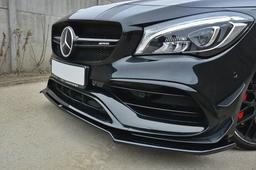 Blanksvart Cupspoiler Mercedes C117 45 AMG