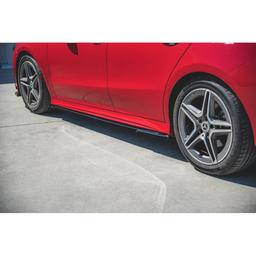 Blanksvarta sidokjolar Mercedes CLA C118 AMG