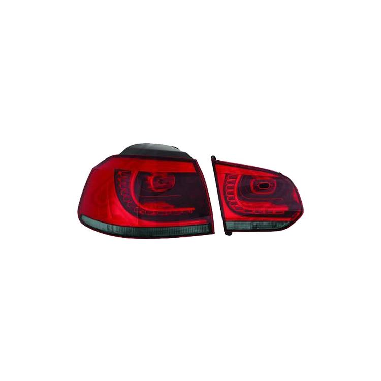 LED Tail Lights Red Smoke VW Golf VI