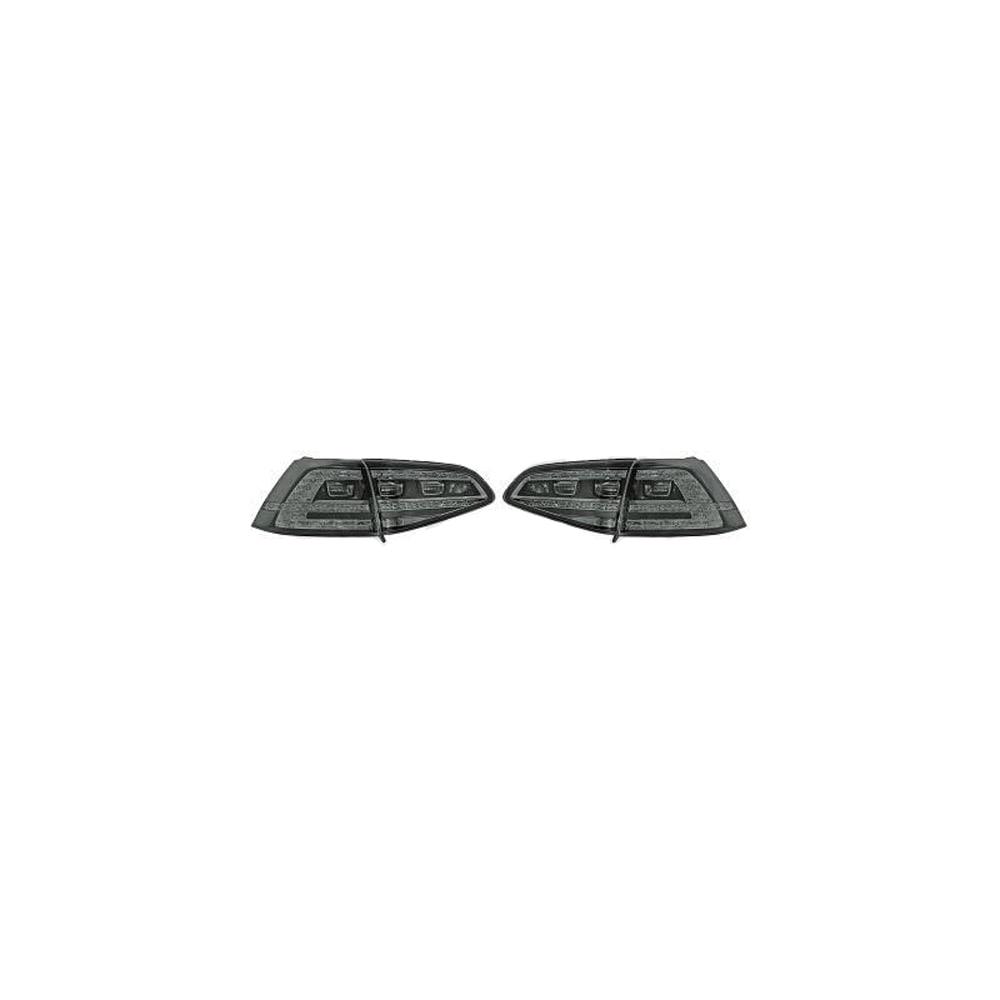 LED Rear Lights Black/Clear VW Golf 7