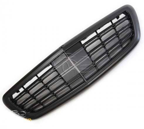 Styling grill mattsvart Mercedes W222 S-klass