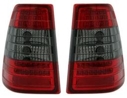 LED baklampor röd/smoke W124 Kombi