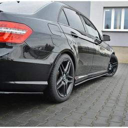 Addon splitter sidokjolarna Mercedes W212 E63 AMG