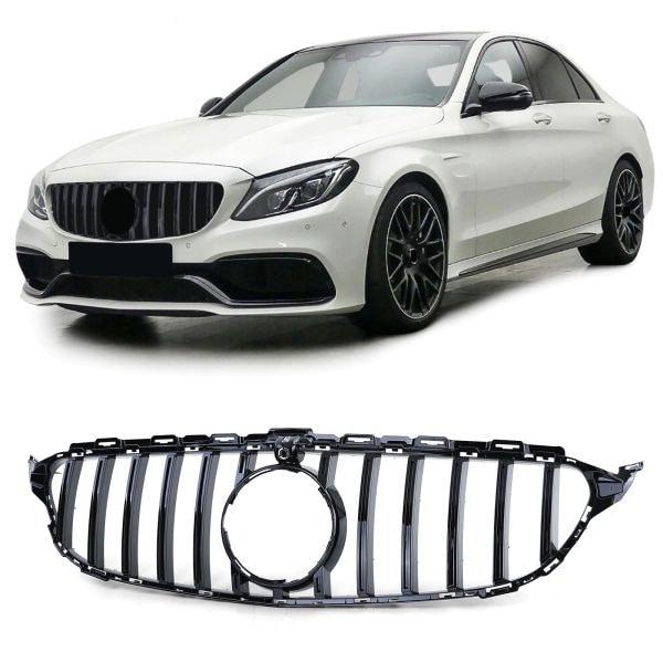 Blank Svart Grill Mercedes W205