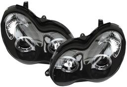 Angel Eyes Mustat Mercedes W203