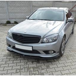 Blanksvart Cupspoiler Mercedes C-klass W204 AMG-line