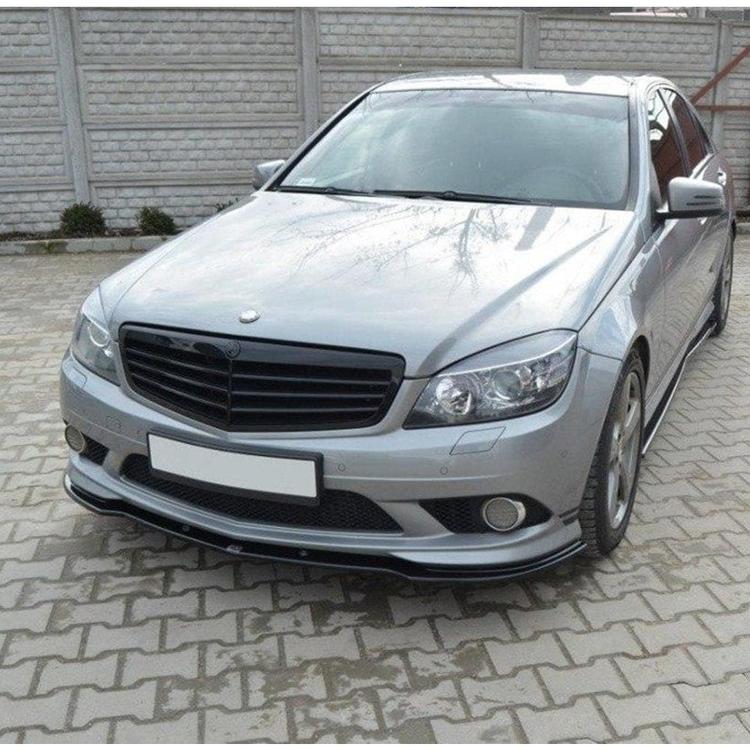 Blanksvart Cupspoiler Mercedes C-klass W204 AMG-line