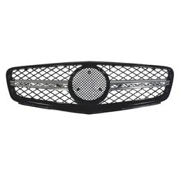 Svart/Krom Honeycomb Grill Mercedes W204