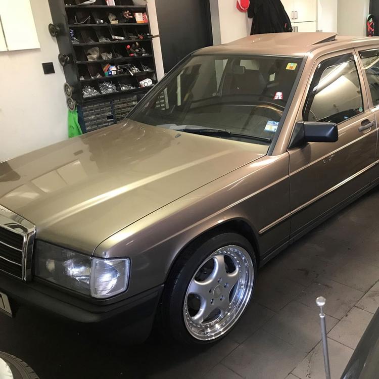 Hvide Blinklys Mercedes
