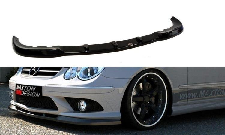 Blanksvart Cupspoiler Mercedes CLK W209 AMG
