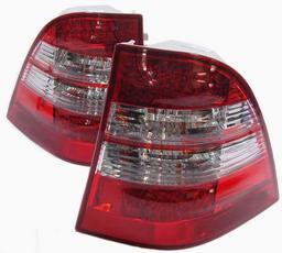 Baklampor Röd/Klar LED Mercedes ML 163