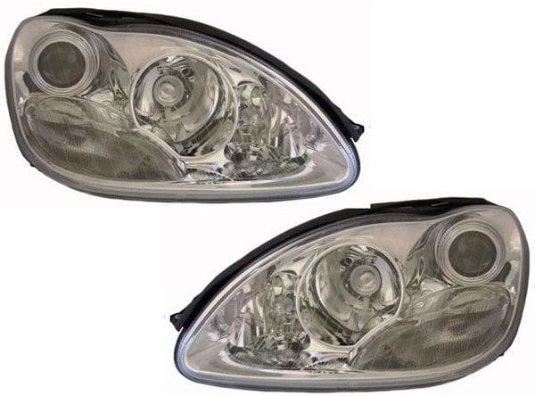 Headlights clear glass  MB S-klass W220