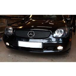 Headlights clear glass  Black