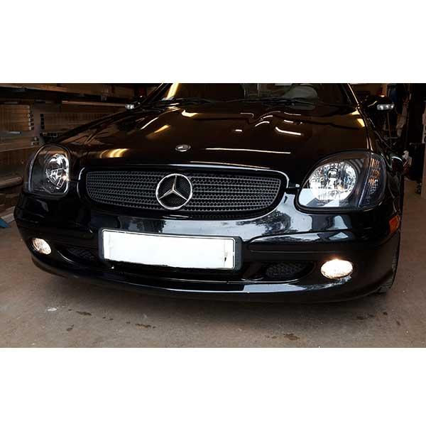 Headlights clear glass  Black