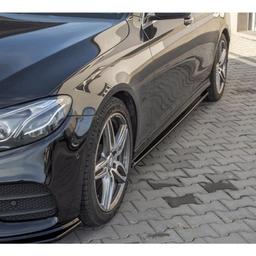 Add-on splitter sideskørter Mercedes W213 E43 AMG / AMG-line