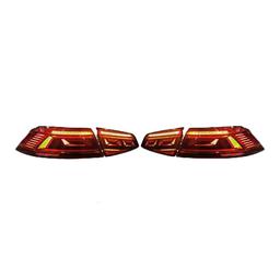LED Rear Lights Red Clear Glass VW Passat