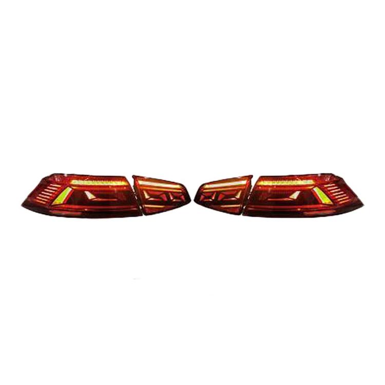 LED Rear Lights Red Clear Glass VW Passat