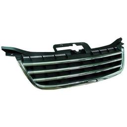 Black/Chrome grille with sport-optics