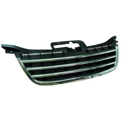 Black/Chrome grille with sport-optics