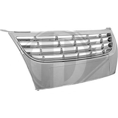 Chrome grille with sport-optics