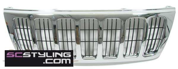 Chrome  grill Grand Cherokee 99-06