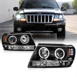 Angel Eyes Mustat Jeep Grand Cherokee